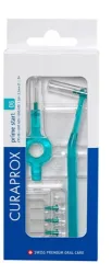 CURAPROX - Interdentalbürste Set prime start, Gr. 011, 5 Stk., 5 Stücke,  Türkis