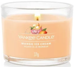 Yankee Candle Signature - Duftkerze im Glas, 37g, Pfirsich