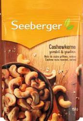 Seeberger Cashewkerne geröstet und gesalzen (150g)