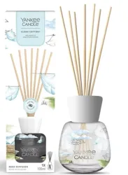 Yankee Candle Diffuser mit Duftstäbchen Clean Cotton (100ml)