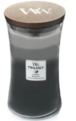 WoodWick Trilogy Warm Woods Duftkerze (610g)