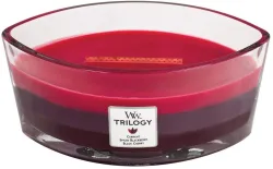 WoodWick Trilogy Ellipse Sun Ripened Berries Duftkerze (454g)