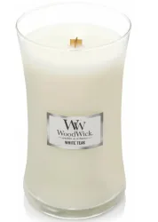 WoodWick Duftkerze White Teak (610g)