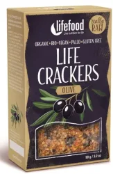 Lifefood Bio Life Crackers Oliven (90g)