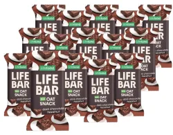 Lifefood Bio Lifebar Riegel Oat Snack Dark Chocolate Hazelnut (15x40g)