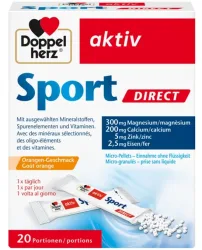 Doppelherz Sport direct Pelletbeutel (20 Stk)