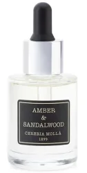 Cereria Mollá wasserlösliches ätherisches Öl, Amber & Sandalwood (30ml)