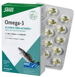 Salus Omega-3 Kompakt Seelachsöl Kapseln (30 Stk)