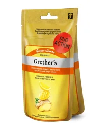 Grether's Ginger Lemon Pastillen ohne Zucker, DUO im Beutel (2x110g)