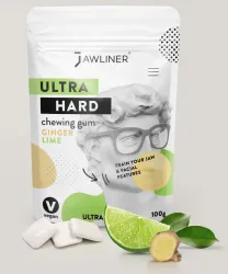 Jawliner Fitness Ginger Lime - Chewing Gum Ultra Hard (100g)