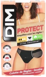 DIM Slip Lace Medium 44-46, schwarz mit Meshdetail (1 Stk)