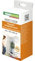 Windhager Fliegengitter, 130x220cm, weiss (1 Stk)