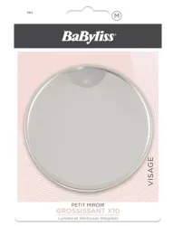 BaByliss LED Vergrösserungsspiegel, 10-fach, mit Saugnäpfen, 11x16cm (1 Stk)