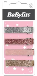 BaByliss Kinder-Haarklammer Glitter (4 Stk)