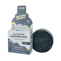 Washo - 2in1 feste Duschpflege Body & Hair, One Size, Schwarz