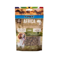 rogz Africa Exotic Mobility Support Zebra, Snack für Hunde (115g)