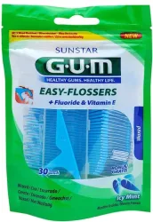 SUNSTAR Gum Easy Flossers Zahnseide (30 Stk)