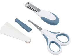 nuvita Nagelpflege-Set, blau, für Neugeborene (3-teilig)