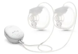 nuvita Materno Smart Double Wearable Milchpumpe, mit austauschbaren Bechern (1 Stk)