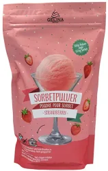 Gelina Royal Glacépulver, Erdbeersorbet (500g)