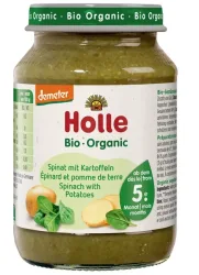 Holle Bio Spinat mit Kartoffeln (190g)