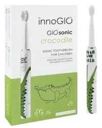 innoGIO Kinder-Schallzahnbürste mit Krokodilmotiv (1 Stk)