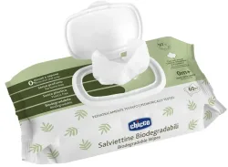 Chicco biologisch abbaubare Baby Reinigungstücher (60 Stk)