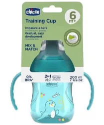 Chicco Training Cup 200ml, blau, ab 6 Monate (1 Stk)