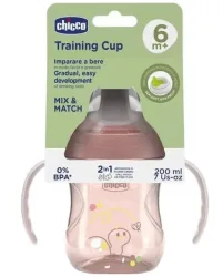 Chicco Training Cup 200ml, pink, ab 6 Monate (1 Stk)