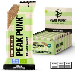 PEAK PUNK Bio Protein Bar Pistachio Cashew (12x55g)