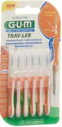 SUNSTAR Gum Proxabrush TravLer 0.9mm Interdentalbürsten (6 Stk)