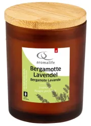 Aromalife Bergamotte Lavendel Duftkerze im Glas Bergamotte Lavendel (1 Stk)