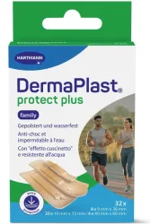 DermaPlast ProtectPlus Family Schaumpflaster, diverse Grössen (32 Stk)