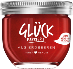 GLÜCK passiert Erdbeer Konfitüre 230g