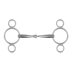Waldhausen 3-Ringtrense - Silber -  Länge: 13,5 cm