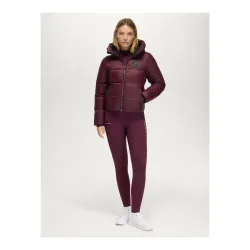 Tommy Hilfiger Equestrian Pufferjacke Glendale Damen Deep Burgundy