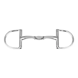 Sprenger SATINOX D-Ring 14 mm doppelt gebrochen - Edelstahl rostfrei Gebisslängegrösse: 13.5 cm