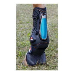 eQuick Gamaschen eSHOCK OVERREACH - Schwarz -  Grösse: S, Farbe: Schwarz