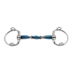 Trust Aufziehtrense Olivenkopf eggbut gag doppelt gebrochen Sweet Iron 16mm Gebisslängegrösse: 12.5 cm