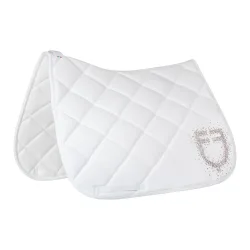 Equestro Schabracke Crystal - Weiss -  Grösse: DR, Farbe: Weiss