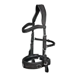 Waldhausen Lederkappzaum Anatomic - Schwarz -  Farbe: Schwarz, Grösse: WB