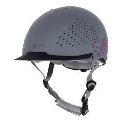 Covalliero Reithelm Beauty 2.0 - Grau -  Grösse Reithelm: 48-54 cm, Farbe: Grau