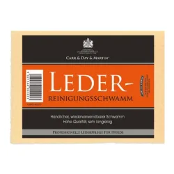 Carr & Day & Martin Lederpflege-Schwamm - Beige -