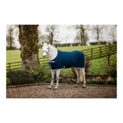 Horseware Abschwitzdecke Amigo Jersey Pony - Navy/Titanium Grey & Silver -  Grösse Pferdedecke: 85 cm