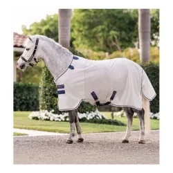 Horseware Fliegendecke Amigo Bug Rug Plus Pony - Silver/Titanium Grey & Silver -  Grösse: 110 cm