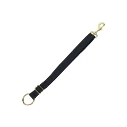 Kentucky Nylon Halter hook & ring lang - Schwarz -  Farbe: Schwarz, Grösse: One Size
