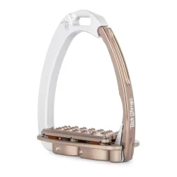 Tech Stirrups Sicherheitssteigbügel Venice Plus Evo - Silber/Braun -  Grösse: One Size, Farbe: Silber/Braun