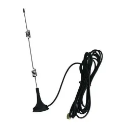 Kerbl Antenne mit Magnetfuss, 1,5 m Kabel zu Anhängerkamera-Set - Schwarz -