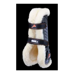 eQuick Gamaschen eSHOCK FLUFFY - Schwarz -  Farbe: Schwarz, Grösse: L