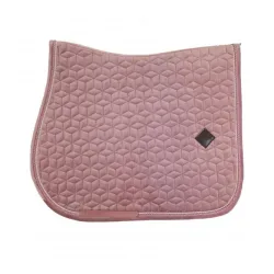 Kentucky Schabracke Velvet Samt - altrosa Grösse Schabracken: WB Dressur
